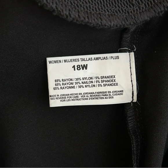 NWT Bandolino Women’s Black Selene Skinny Pull-On Pants Size 18W - Picture 5 of 5